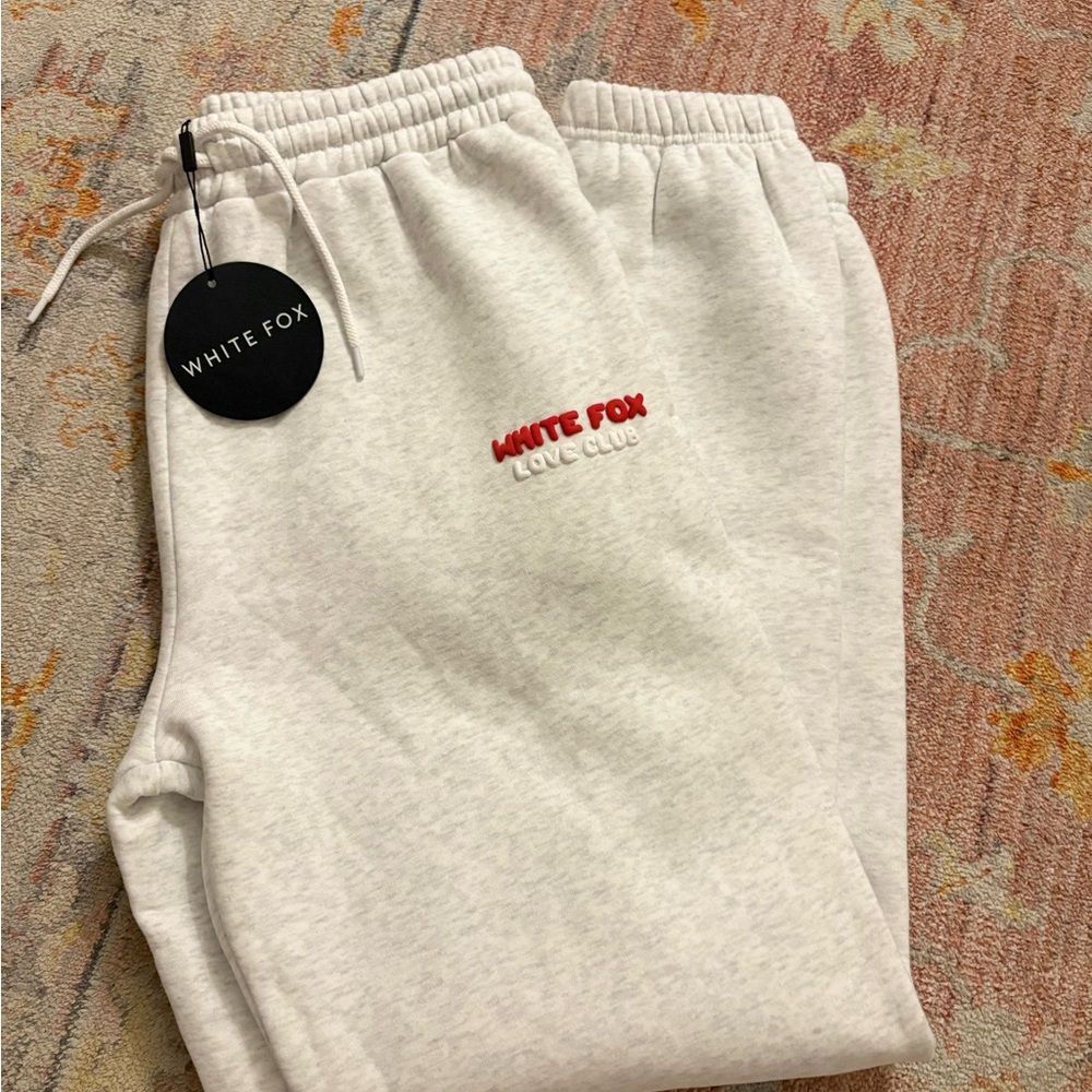 SOLD ‼️ White Fox Love Club Sweatpants